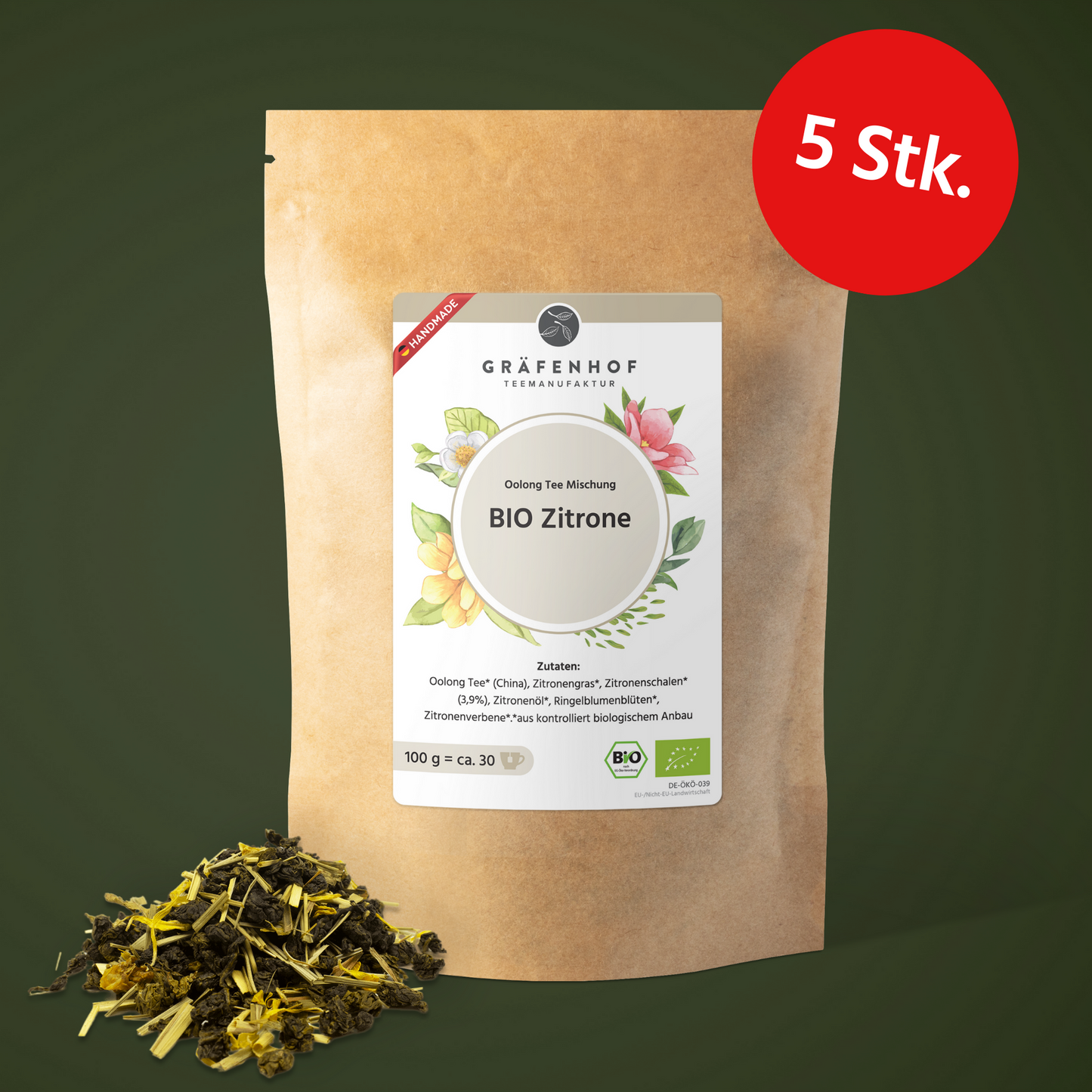 BIO Zitrone - 5 Stk. x 100g