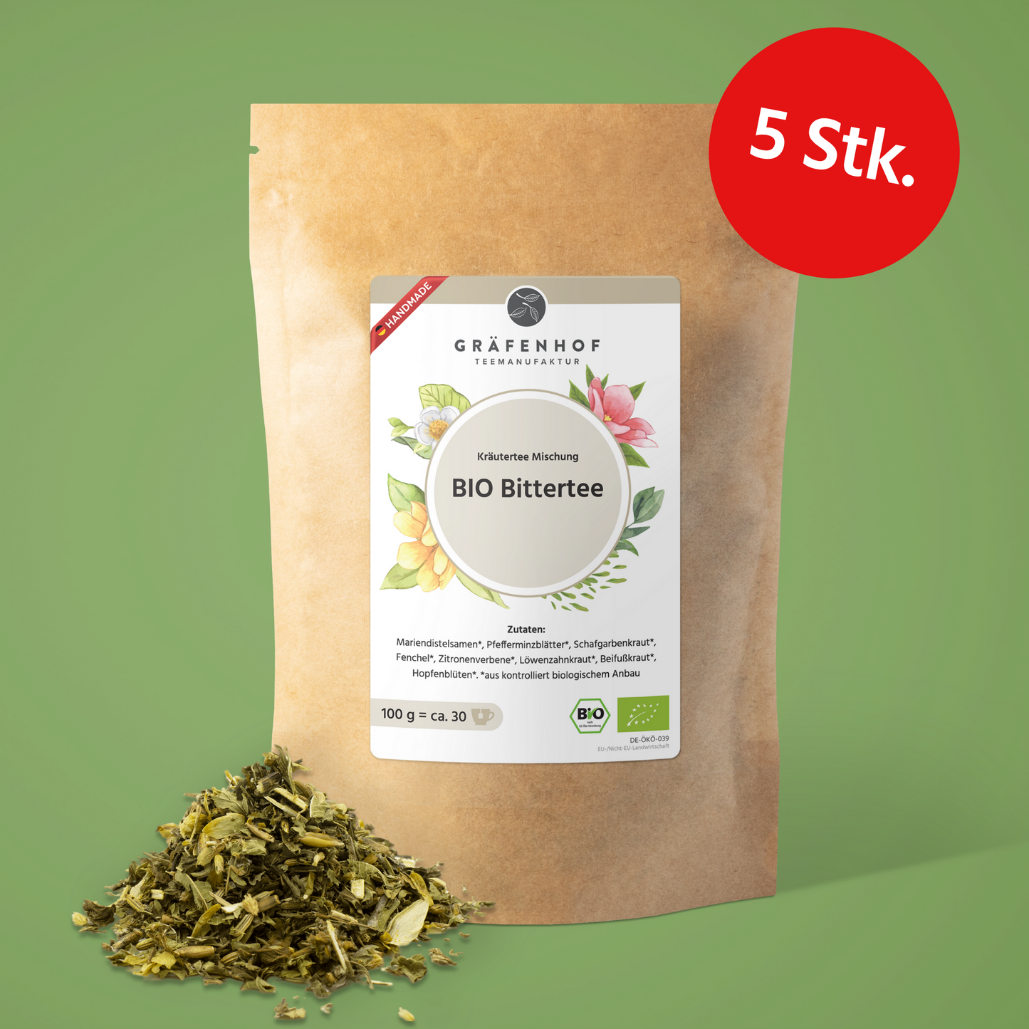 BIO Bittertee - 5 Stk. x 100g
