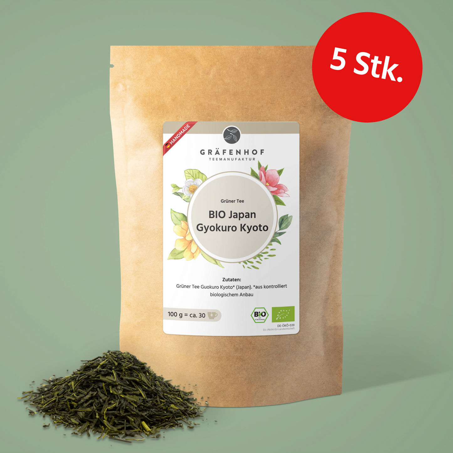 BIO Japan Gyokuro Kyoto - 5 Stk. x 100g