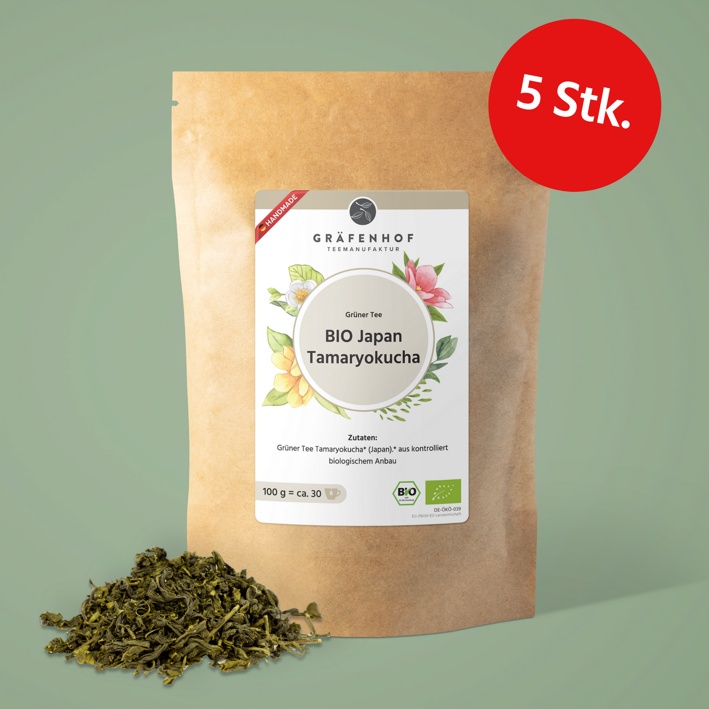 BIO Japan Tamaryokucha - 5 Stk. x 100g