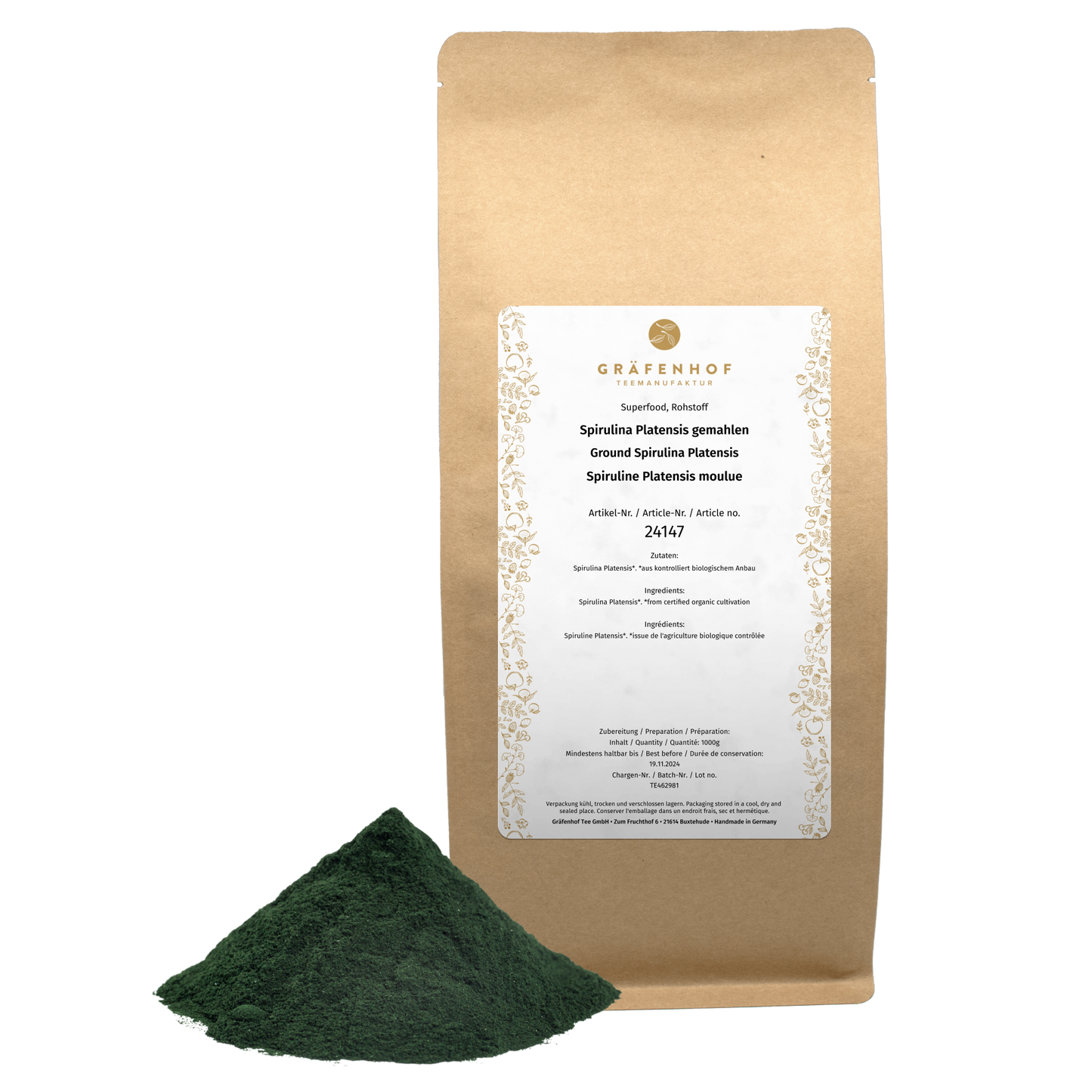 Spiruline Platensis moulue