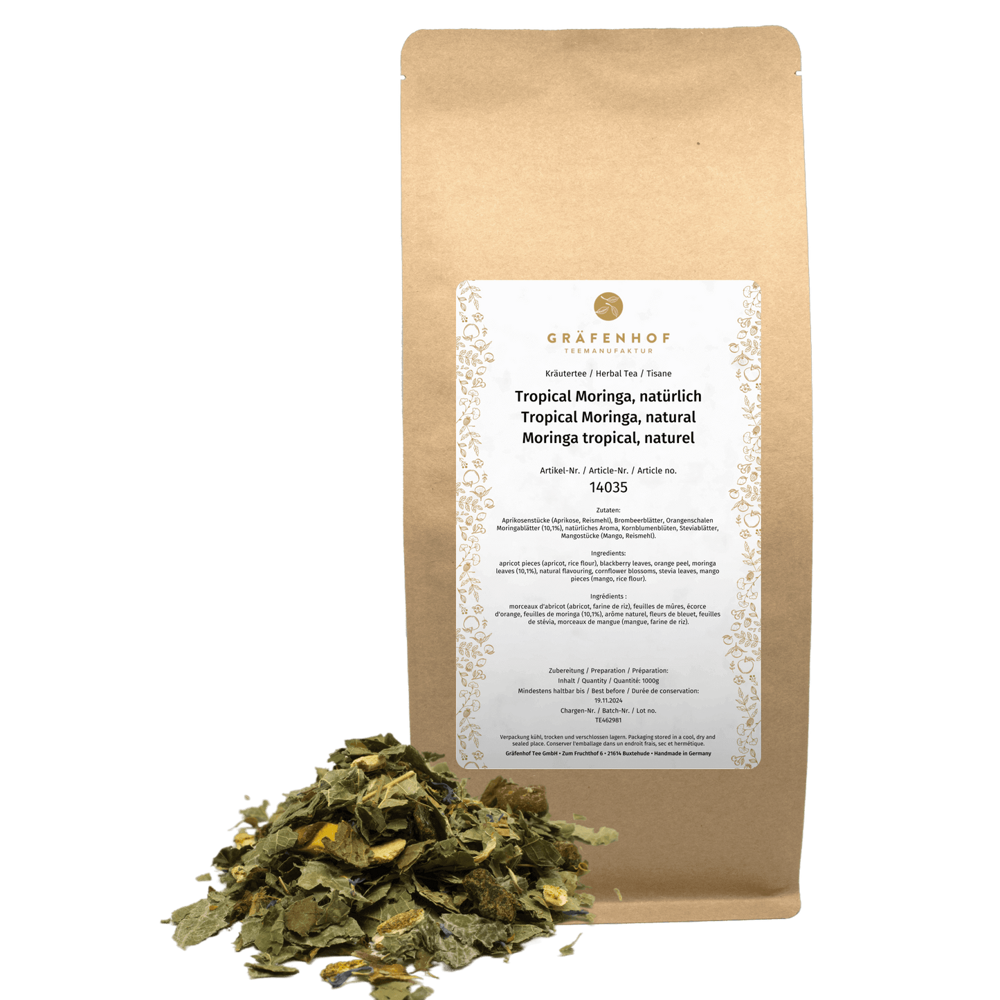 Moringa tropicale, naturel