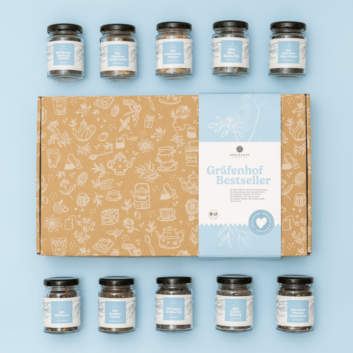BIO Bestseller Tee-Box, Tee Set