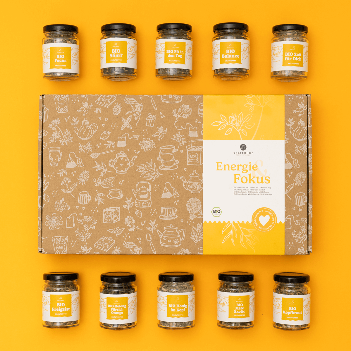 BIO Energie & Fokus Box, Tee Set