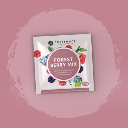 Forest Berry Mix Tee, Pyramidenbeutel mit Sachet