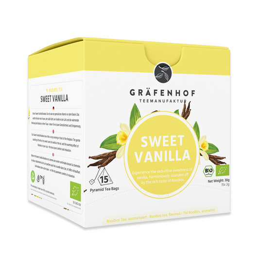 Sweet Vanilla Tee, Pyramidenbeutel mit Sachet